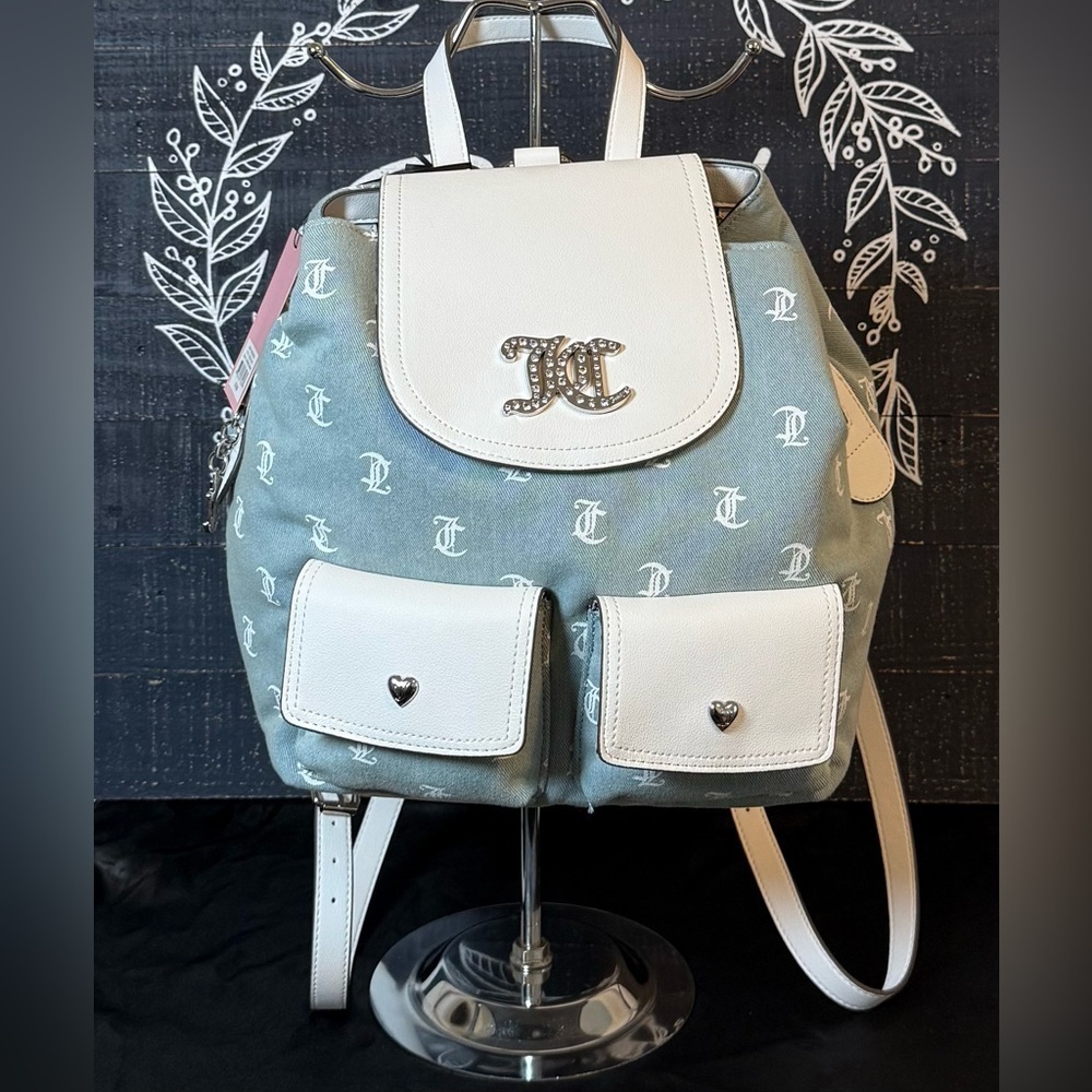 Juicy Couture Light Denim Backpack (NWT)